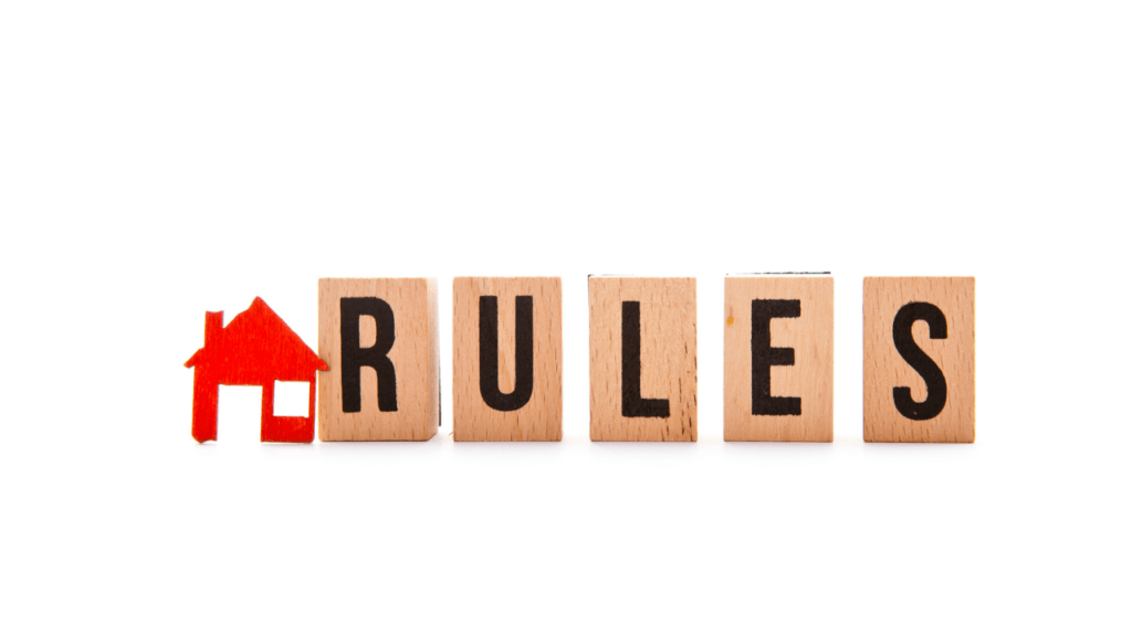 rules on moving house 2020