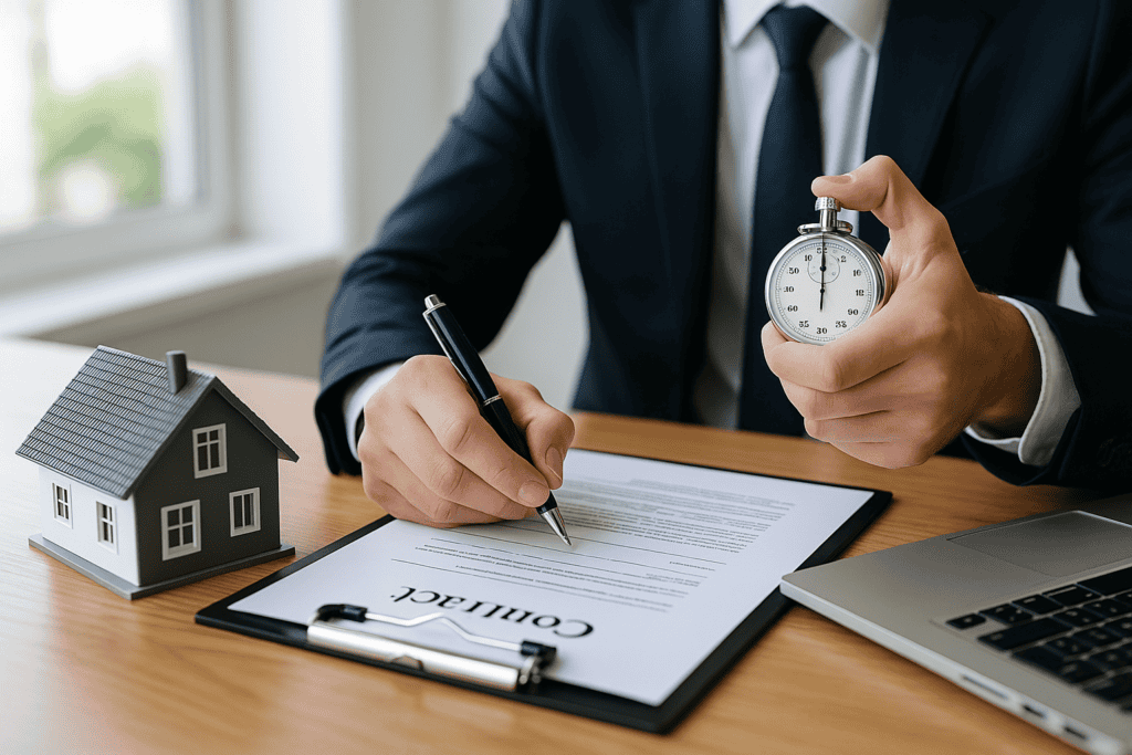 Speed up conveyancing