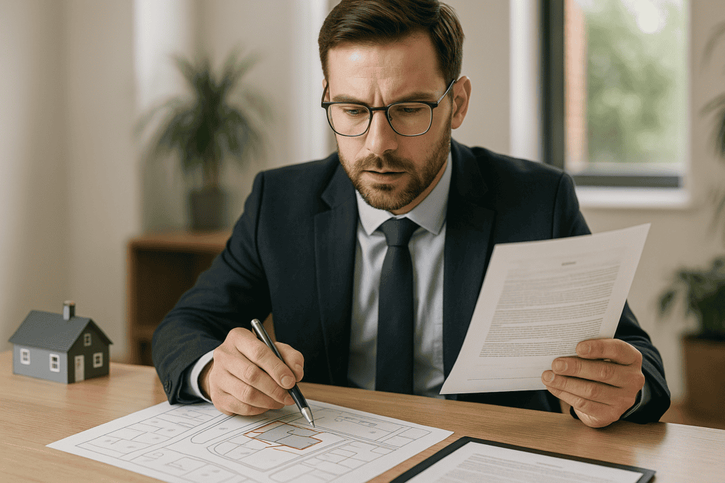 Why a solicitor checks the title, boundaries, and legal rights