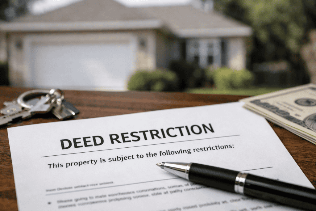 What is a deed restriction?