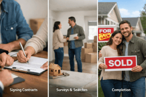 How long from signing contracts to completion house buying